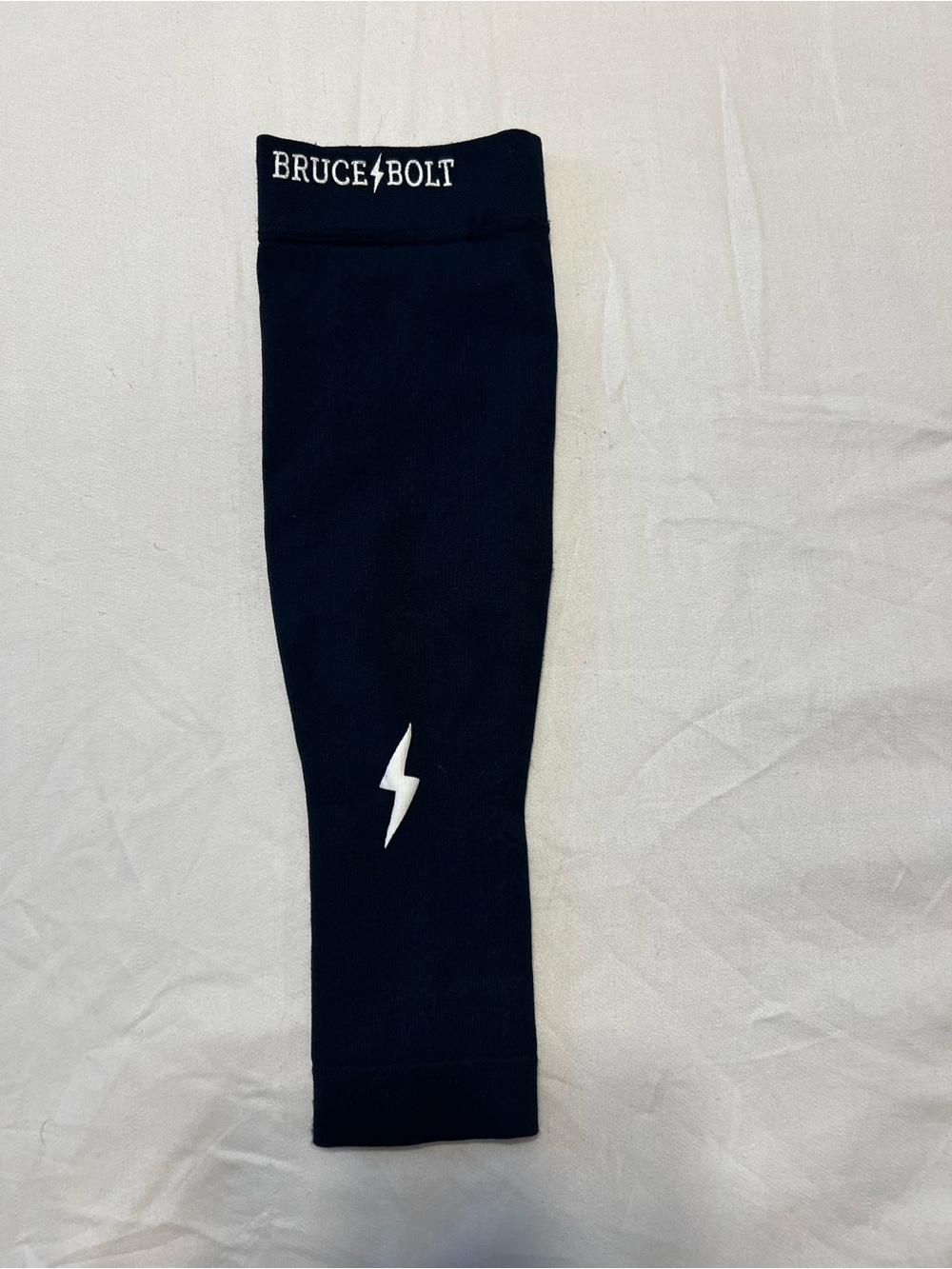 BRUCE BOLT Youth Compression Arm Sleeve - Navy Blue - Size YTH